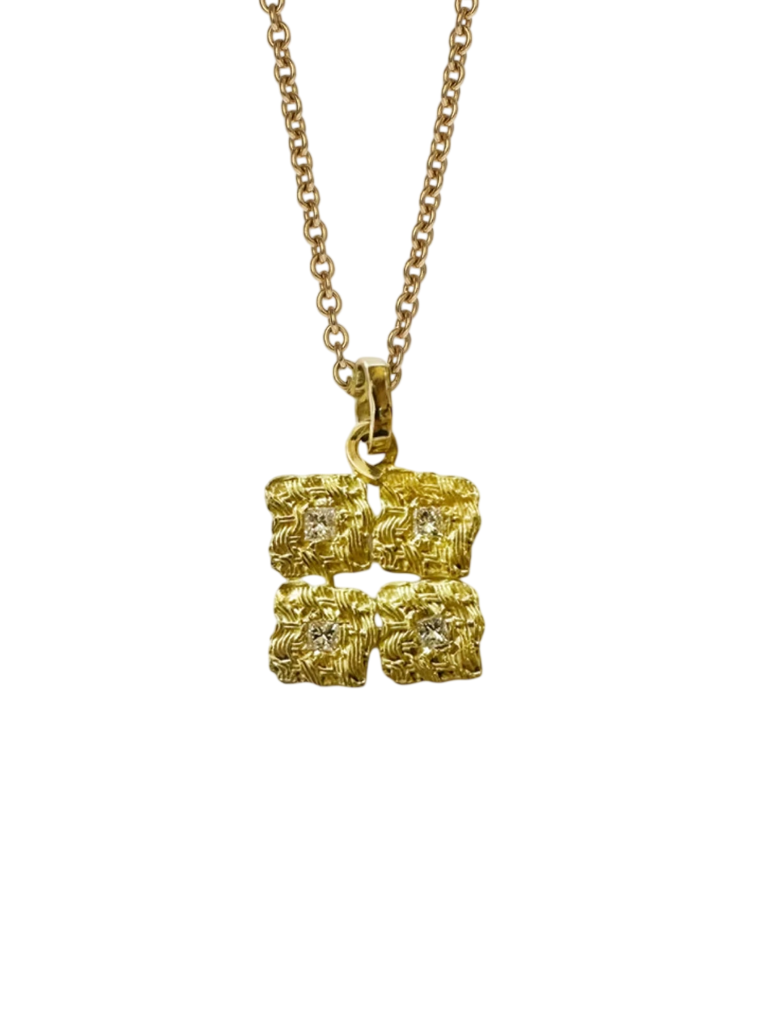 Diamond Thread Pendant